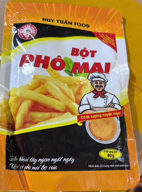 Set bột phô mai Huy Tuấn 80g (10 gói)